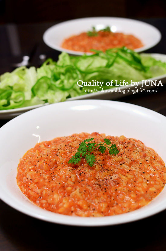 簡単☆トマトリゾット風