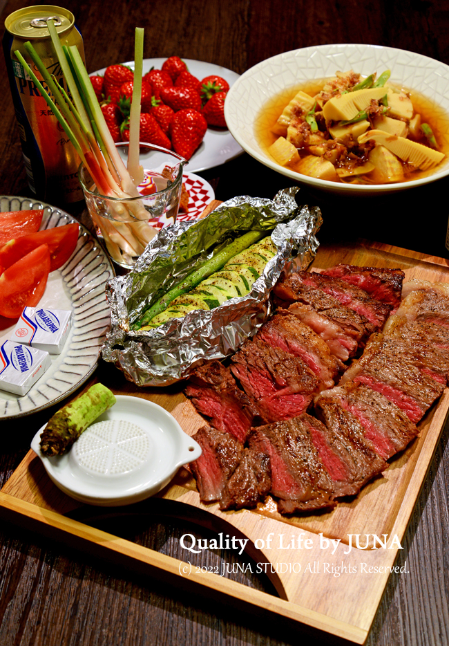 【GW中ごはん】ステーキでちょびっとお酒飲んだり一人で刺身食べたりｗ／スタバ