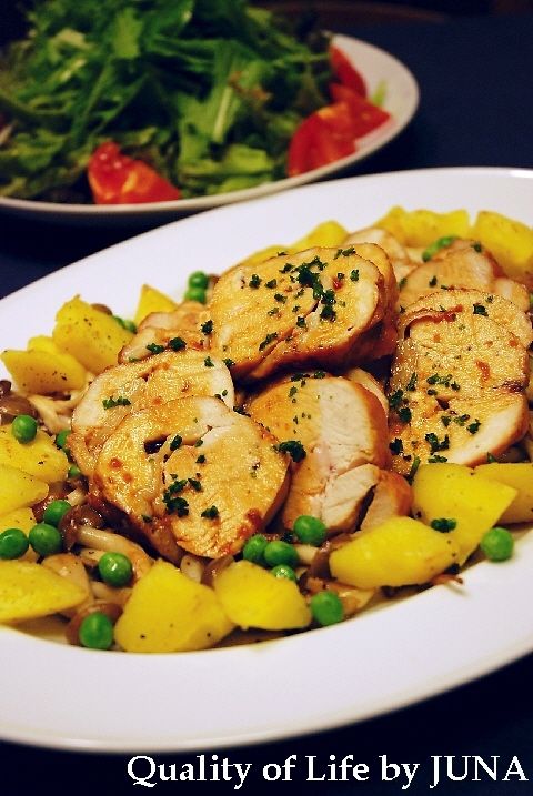 鶏ムネ肉でごちそうロール