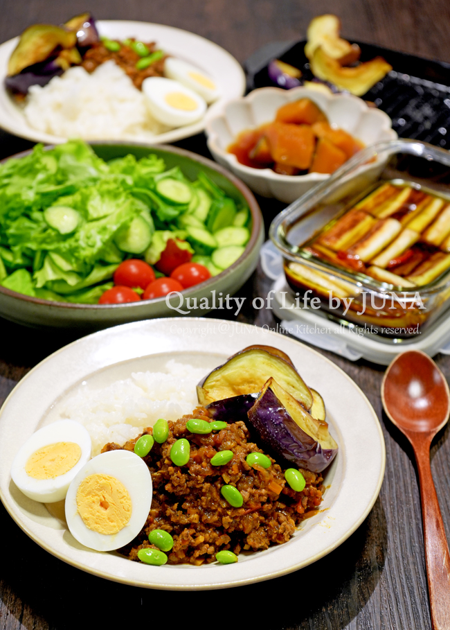 揚げ折戸なす付きドライカレー/ヤマサ醤油さんの中の人