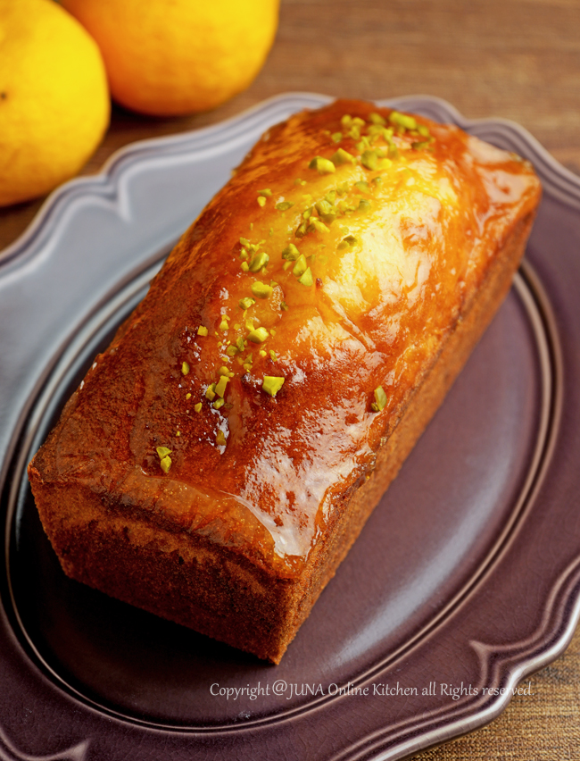手作りパウンドケーキ、ゆう ゆずピール入りパウンドケーキ／今日は年に一度のお楽しみ会だよー