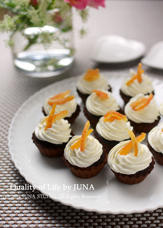 生チョコのタルトレットなど