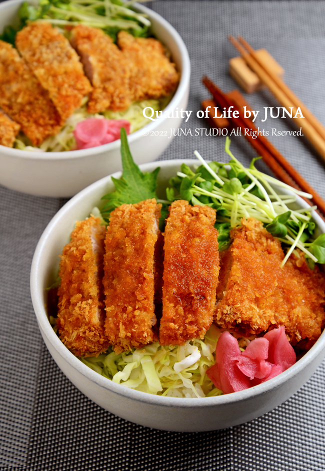 まる生Wおろしぽん酢でさっぱりキャベツカツ丼(ガチうまっ!!!)/梅干しの本漬けと紅しょうが作り