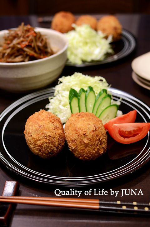 久々のコロッケ