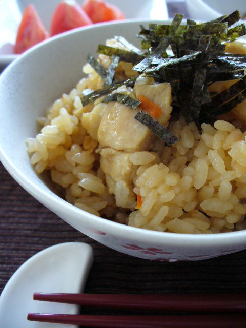 お料理のお供、昆布茶　/　春休みのお昼ご飯☆