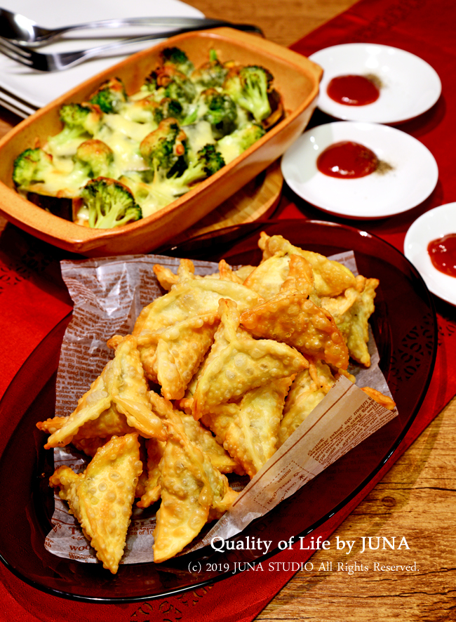 餃子の皮でサモサ風 ブロッコリーとかぼちゃのチーズ焼き 娘が車で送ってくれるんだけど Quality Of Life By Juna Powered By ライブドアブログ