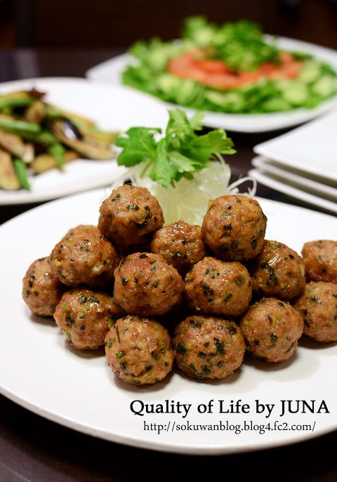 家族みんな大好き肉団子