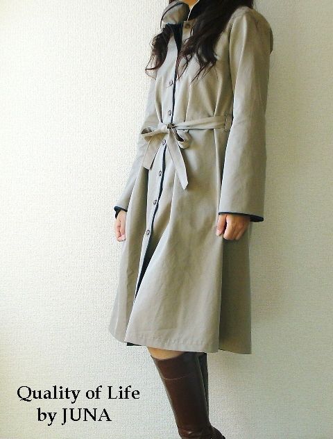 ハンドメイド　2008　秋の作品　丸襟コートワンピ♪