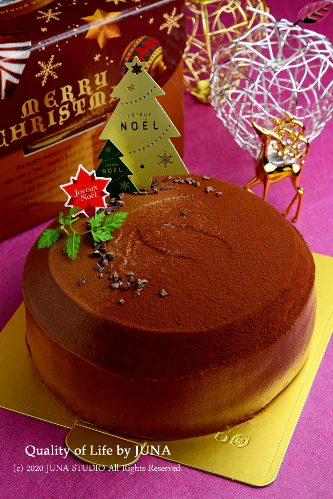 今年のクリスマスケーキのご提案♪　○○入りガナッシュケーキ