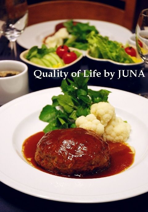 今年初ハンバーグ♡