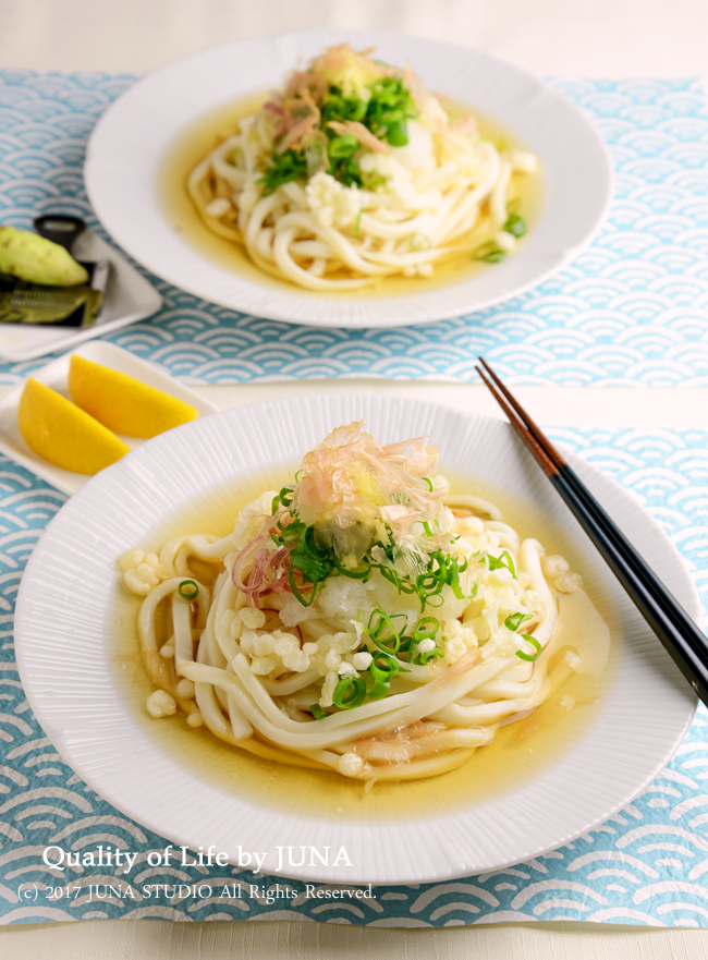 レモン香るさっぱり冷やしうどん & 簡単激うま薬味飯