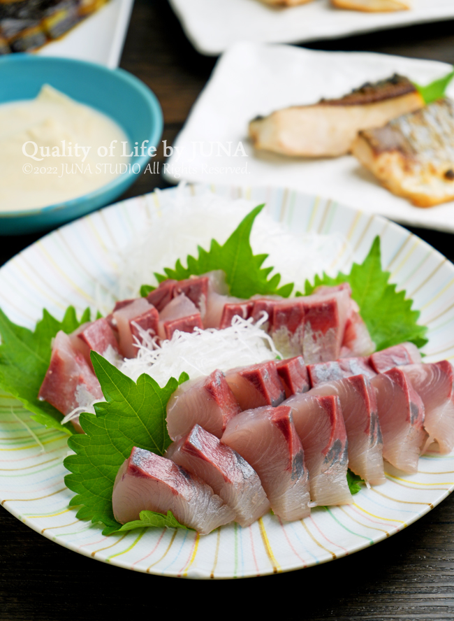 イナダをさばいてお刺身 塩焼きに Quality Of Life By Juna Powered By ライブドアブログ