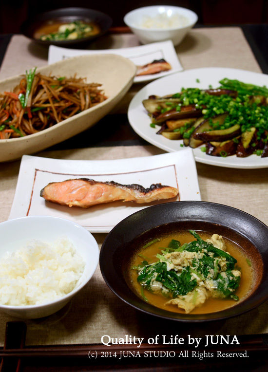 いつもの地味和食