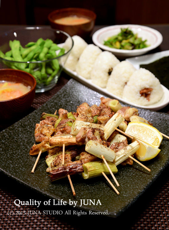 塩鶏ねぎまやセロリの浅漬けなど