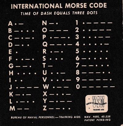 モールス信号裏