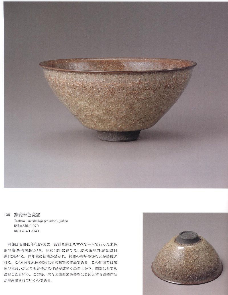 人気アイテムランキング(新品)  青磁を極める ☆ 展 岡部嶺男 ☆ 2007年 ☆ 図録 ☆ OKABE MINEO その他