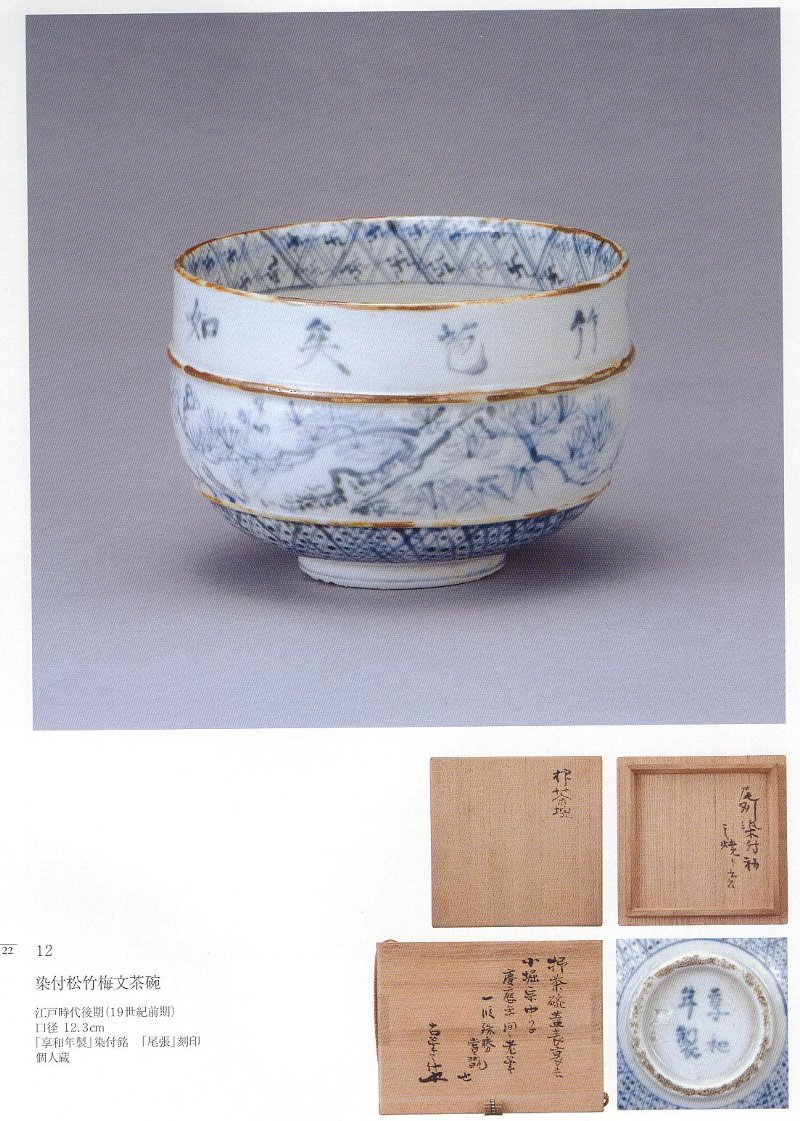 水盤 瀬戸焼 染付 水盤 瀬戸焼 染付