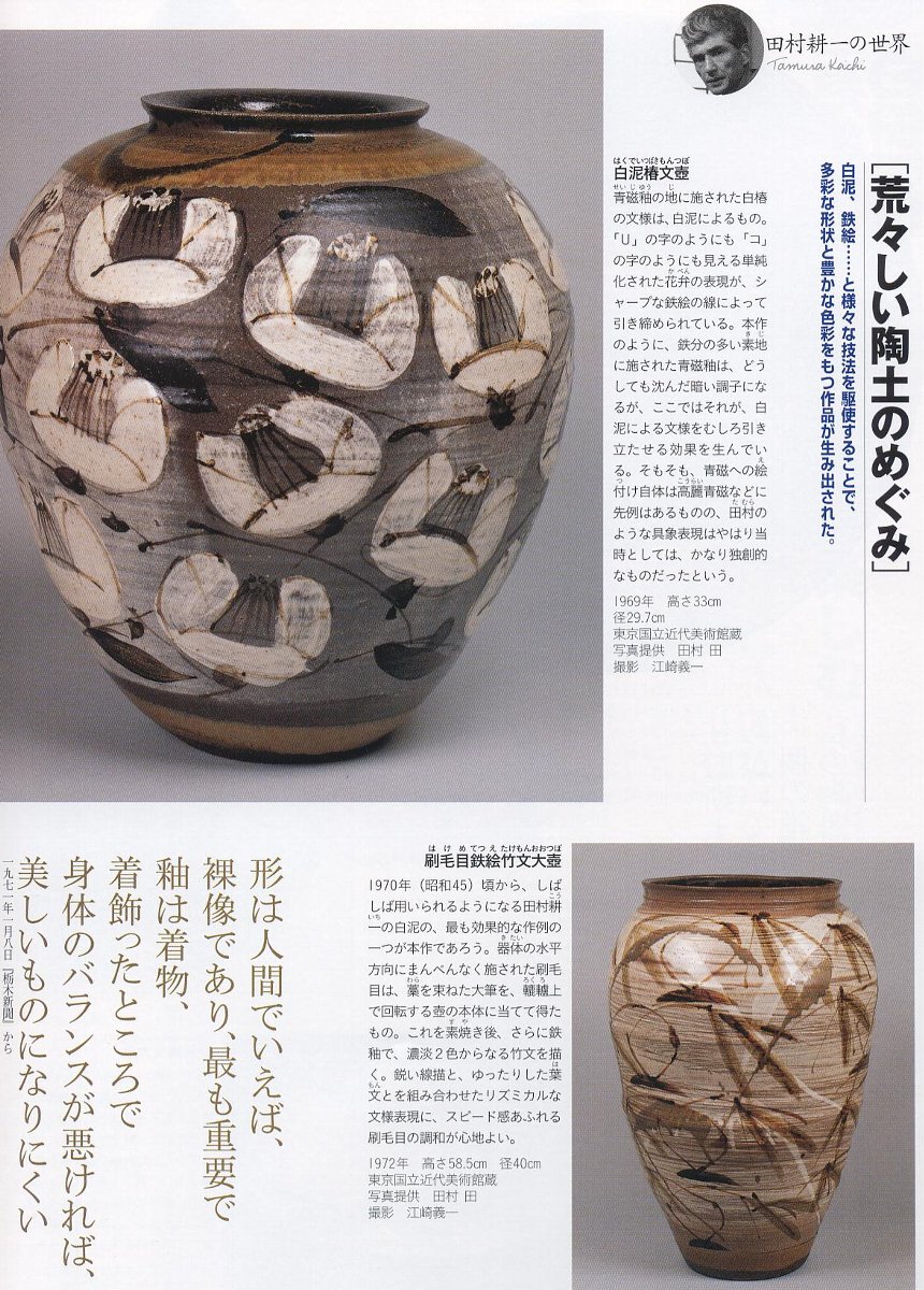 閑話休題205 人間国宝37 陶芸・鉄絵・田村 耕一 : 「愚意鑿 閑話休題205 人間国宝37 陶芸・鉄絵・田村 耕一 : 「愚意鑿