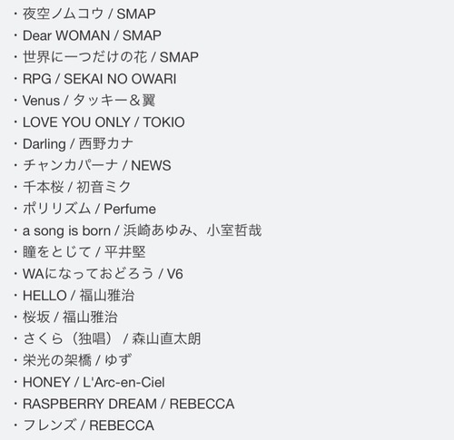 Mステ スペシャル 出演者2