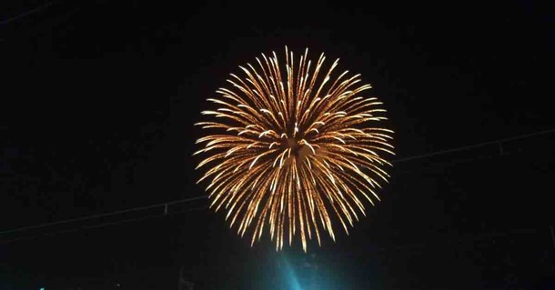 みたけ町にも花火(^^♪