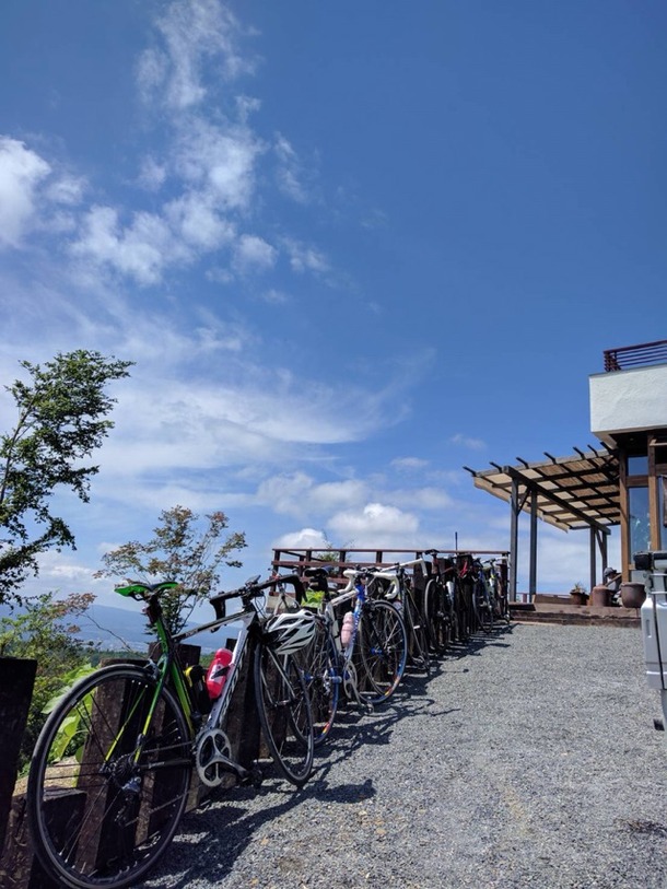 天空のカフェー清涯荘までロードバイクライド