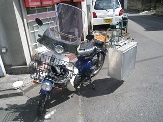 ラーメン出前自転車 マルシン 出前機 1型 日本そば・寿司・ラーメン用