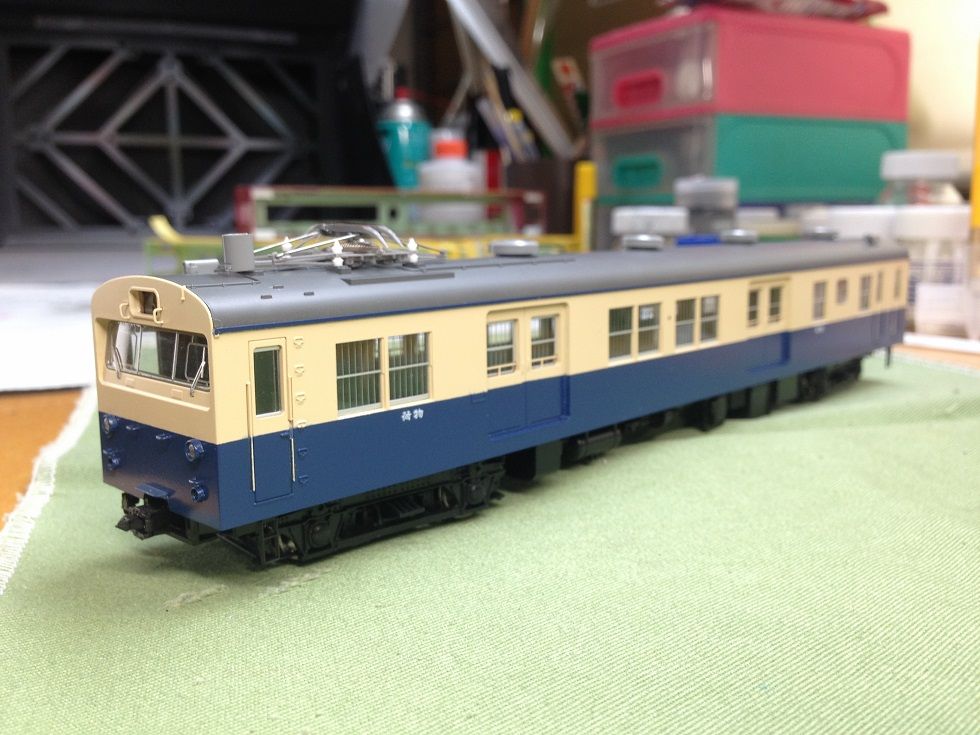 HO クモニ83 スカ色 （TOMIX塗り替え） : 瀬戸川模型工房のブログ