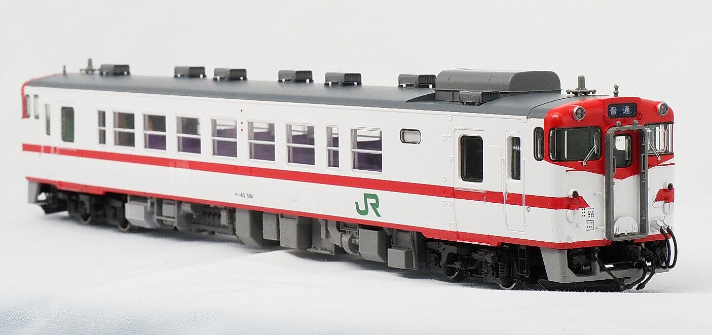キハ40 盛岡色「赤鬼」が完成しました : 瀬戸川模型工房のブログ