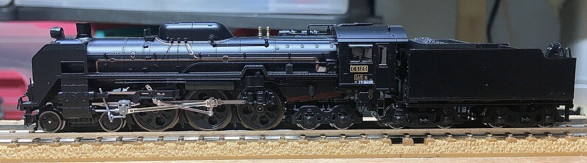 TOMIX C6120 限定版 C61 20号機を弄る。その2 JC6315で間隔を詰める TOMIX 2006