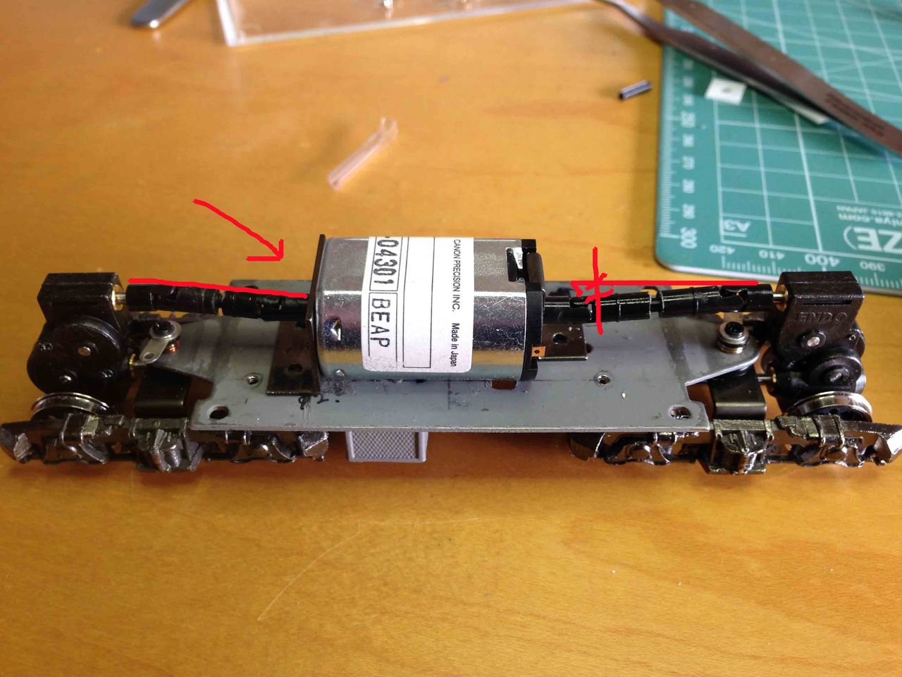 HO ED70 MPギヤへの交換 3 完結 : 瀬戸川模型工房のブログ