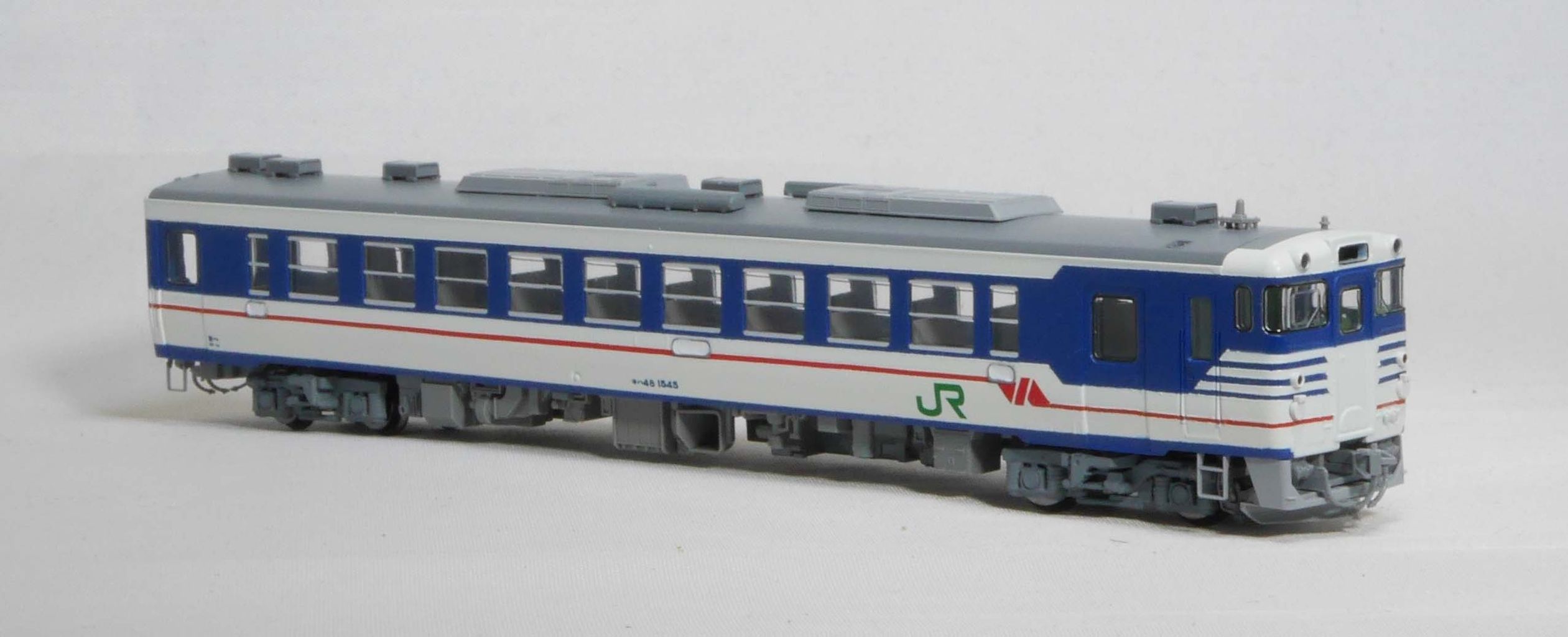 A8755 キハ48 500 冷房改造　新潟色 キハ48-500・冷房改造・新潟色 (2両セット) (鉄道模型) - ホビー