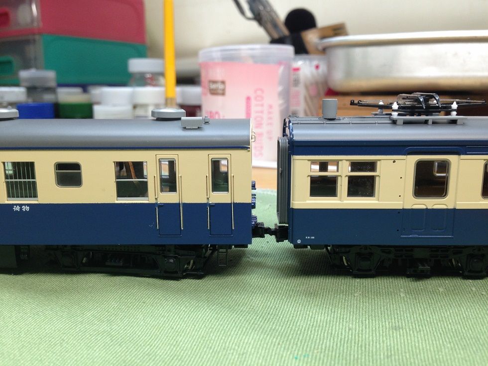 HO クモニ83 スカ色 （TOMIX塗り替え） : 瀬戸川模型工房のブログ