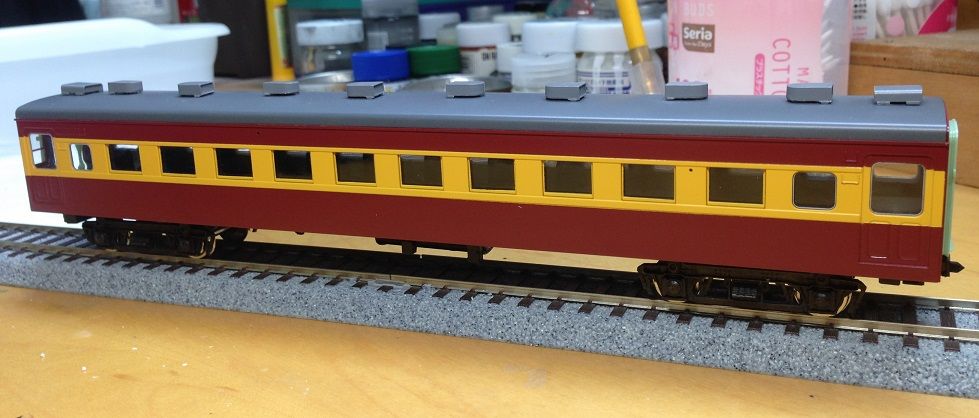 HO サハ87新潟色 完成 : 瀬戸川模型工房のブログ
