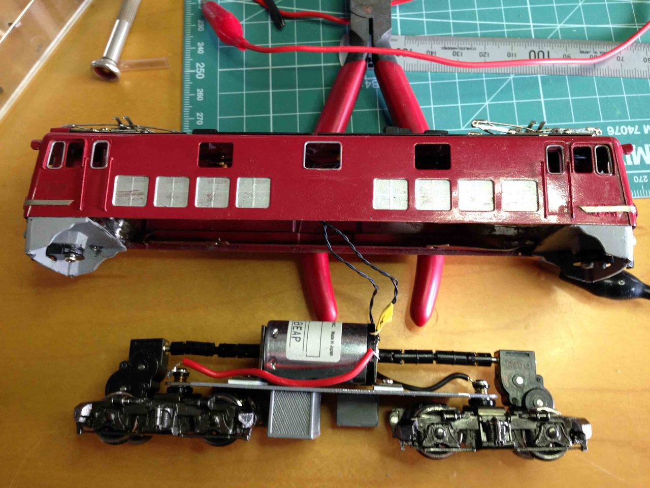 HO ED70 MPギヤへの交換 3 完結 : 瀬戸川模型工房のブログ HO ED70 MPギヤへの交換 3 完結 : 瀬戸川模型工房のブログ