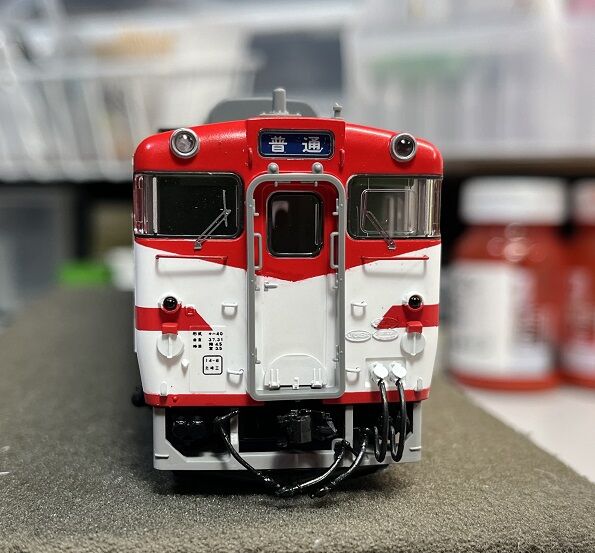 キハ40 盛岡色「赤鬼」が完成しました : 瀬戸川模型工房のブログ