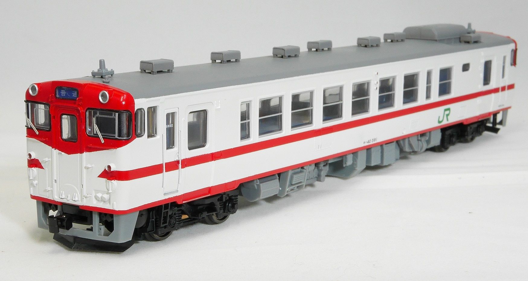 鉄道模型　ＨＯゲージ　エンドウ　40系気動車　キハ40　東北色 HO トラムウェイ キハ40 東北5色完成 : 瀬戸川模型工房のブログ