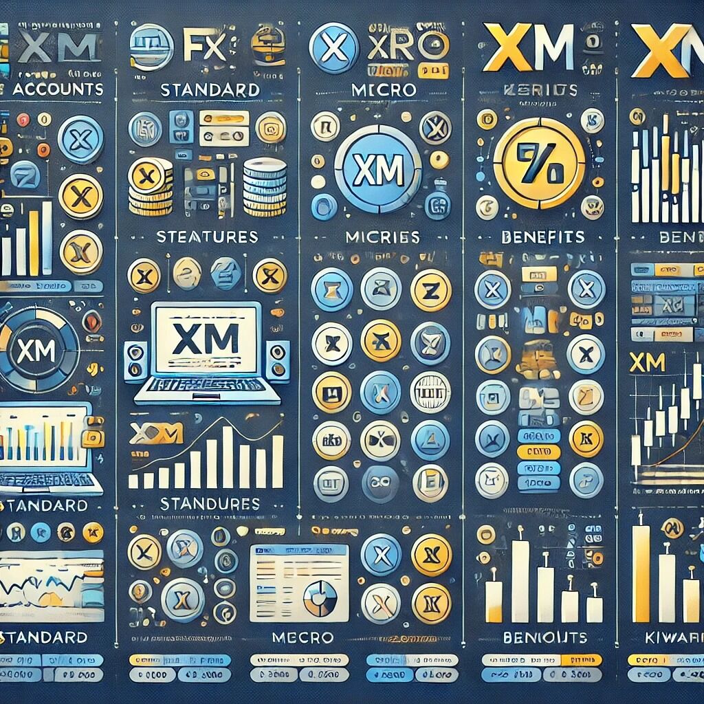 XMの4つの口座タイプを徹底比較!特徴と選び方を解説
