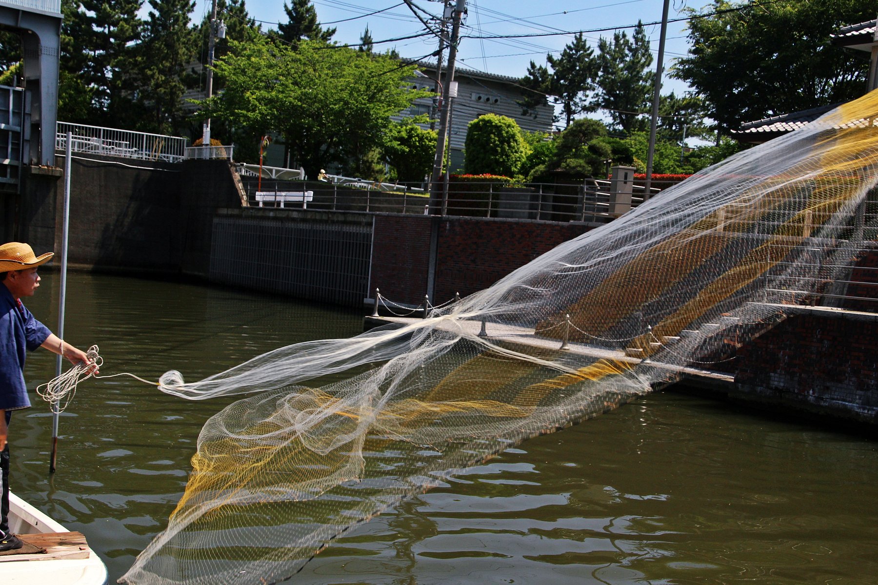 投網風景 浦安 18 6 3 旅の記憶 遊民雑記 Tomoyaraのblog