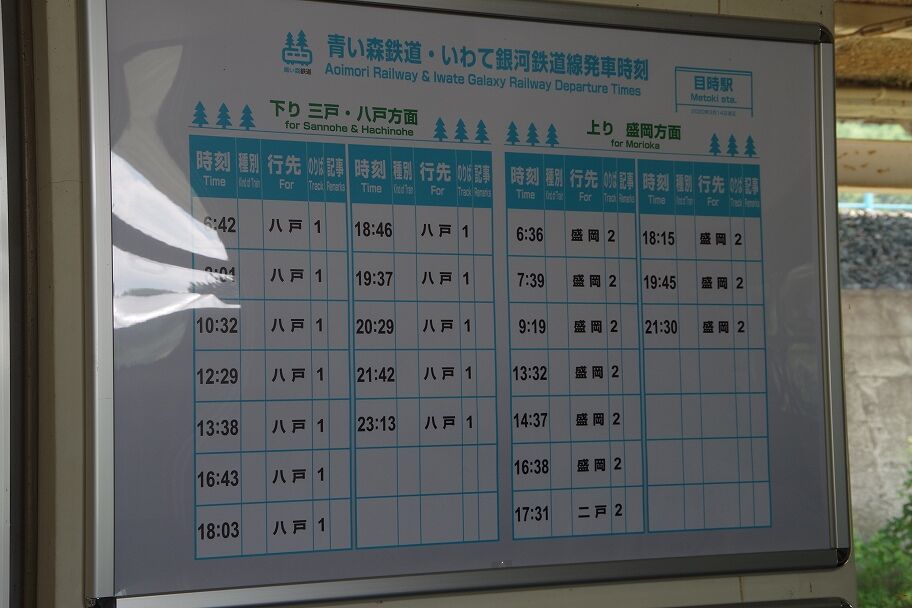 青い森鉄道 目時駅 ハイキングさ あべじゃ