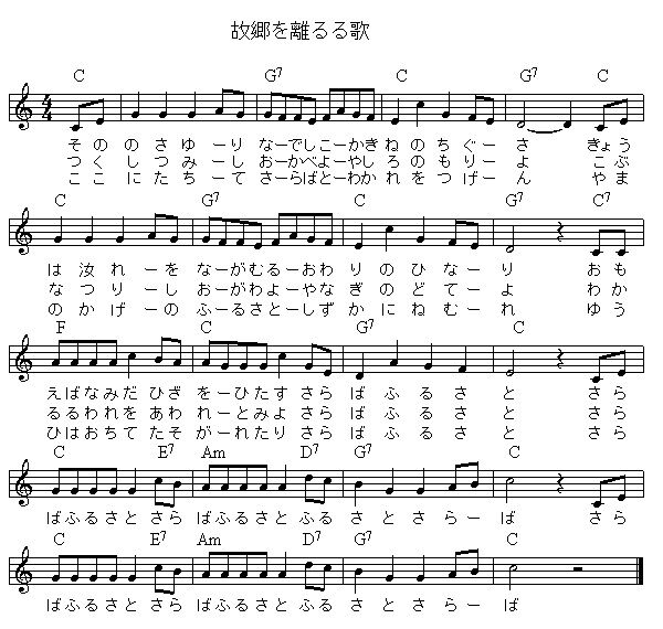 真澄の空は 朗らかに 晴れて ハイキングさ あべじゃ 真澄の空は 朗らかに 晴れて ハイキングさ あべじゃ
