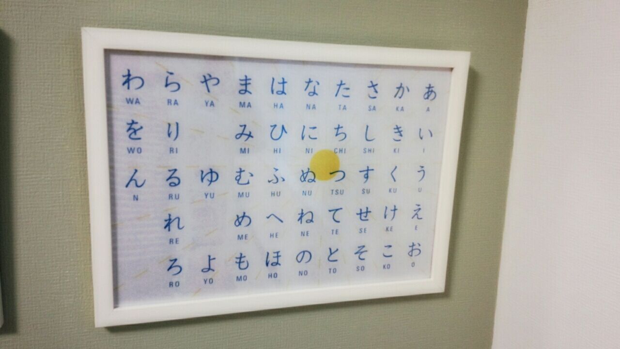 あいうえお表 トムの家 simple lifeを目指して あいうえお表 トムの家 simple lifeを目指して