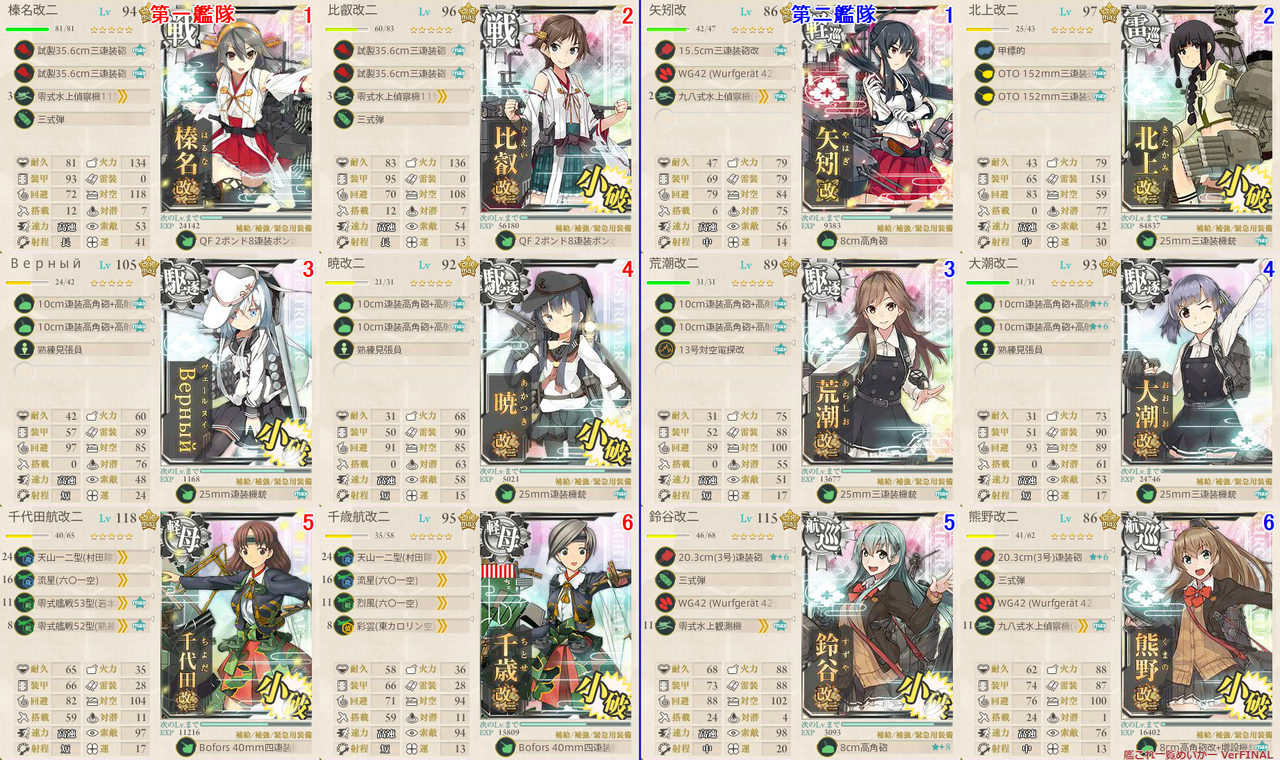 艦これ E 4甲 照月 401堀 夏イベ 勉強後記 艦これ E 4甲 照月 401堀 夏イベ 勉強後記