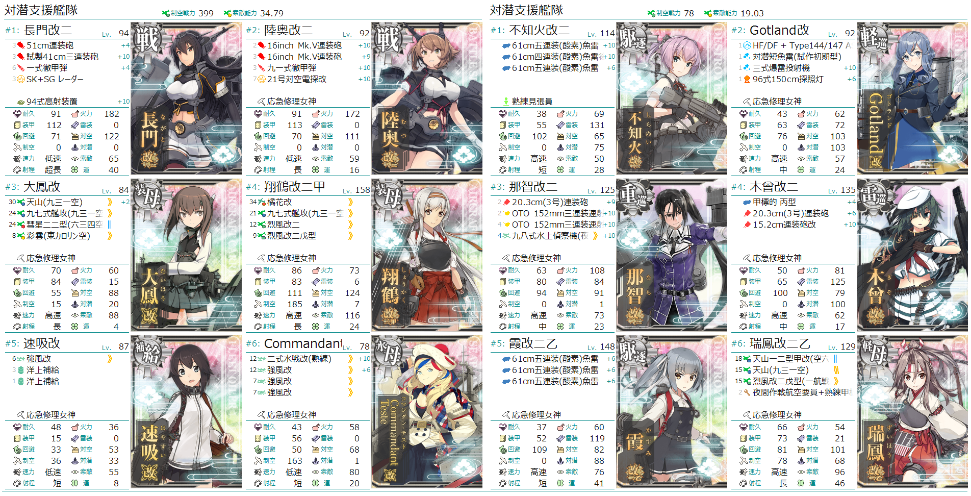 艦これ E4 3甲 反転 敵任務部隊を撃て 第3ゲージラスダン攻略 梅雨 勉強後記