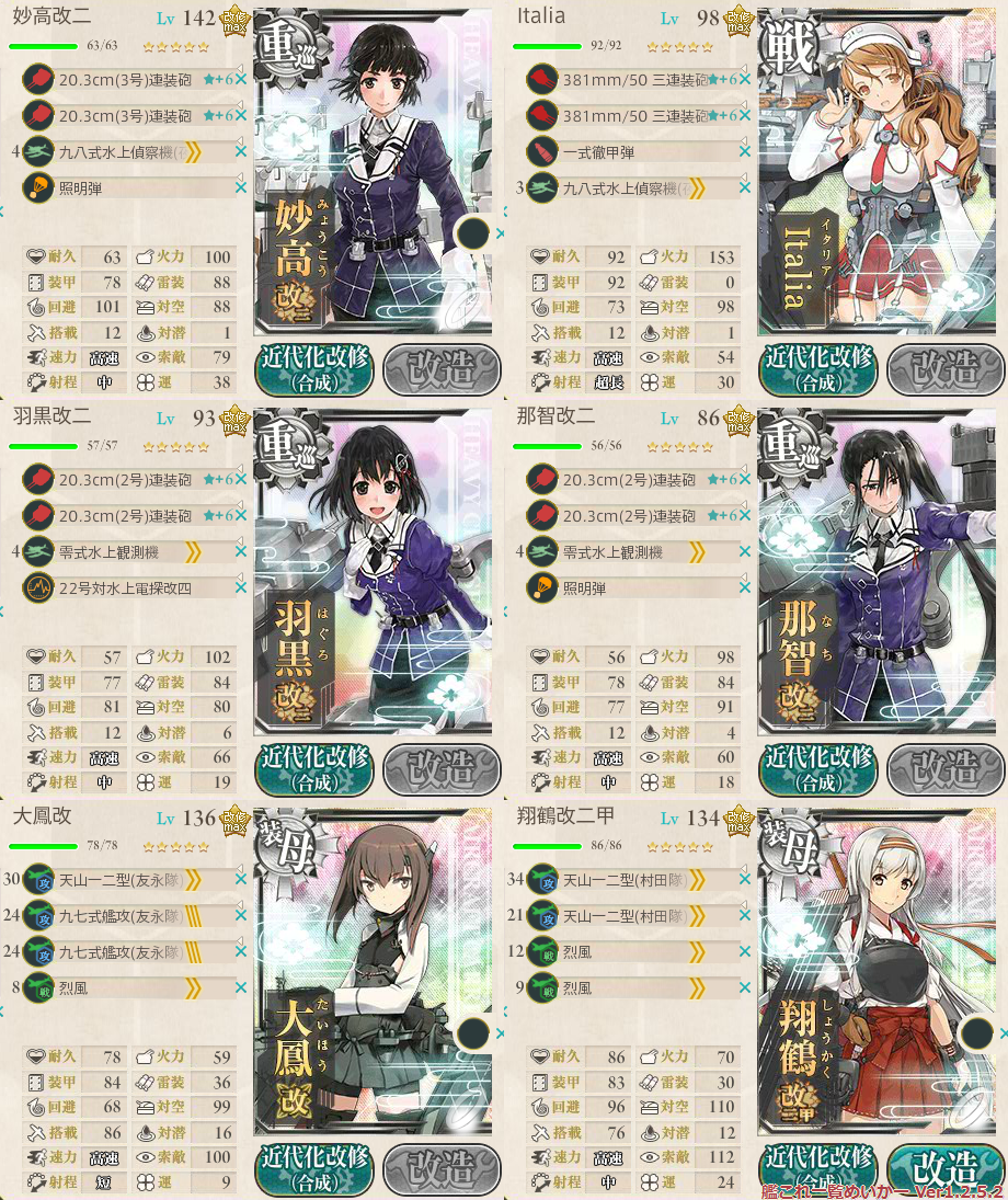 艦これ 第五戦隊 出撃せよ マンスリー 勉強後記