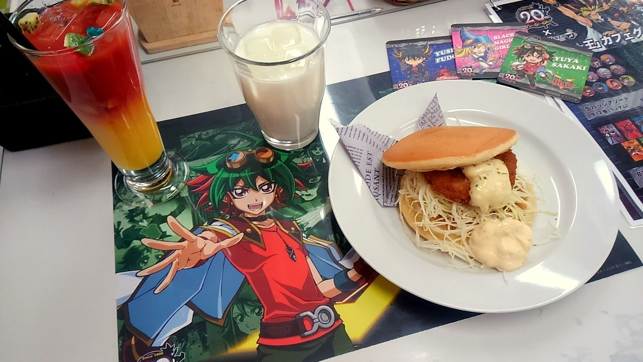 遊戯王カフェ】遊戯王 缶バッジ カフェ Youme cafe ブラック