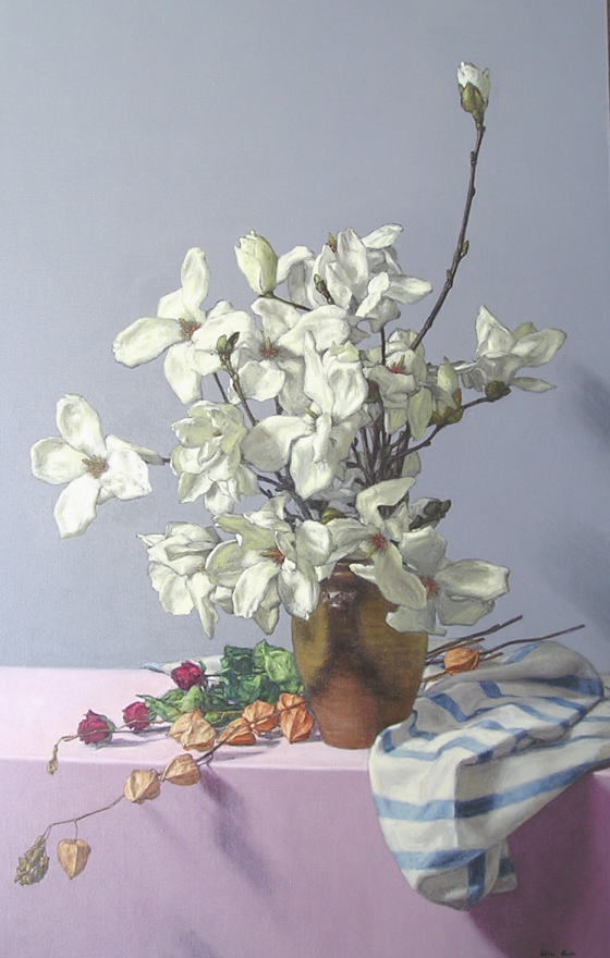 油彩画 植物の花ホオヅキ 油彩画 植物の花ホオヅキ 油彩画 植物の花ホオヅキ