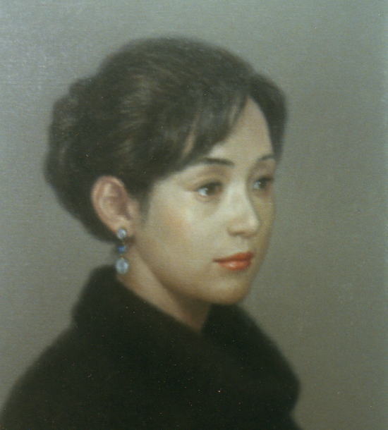 画家も絵画も春を想う 人物画 若い女性 油絵 デッサン画は楽しく 絵画と雑文