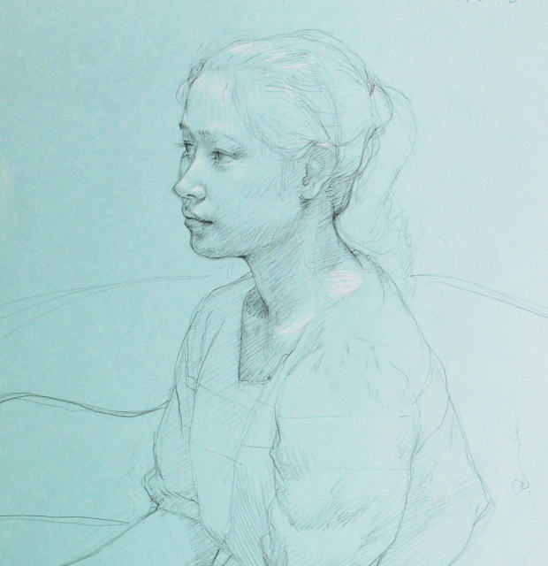 画家の好みは美人か桜か デッサン画 横顔 デッサン画は楽しく 絵画と雑文 画家の好みは美人か桜か デッサン画 横顔 デッサン画は楽しく 絵画と雑文