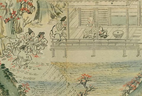 信貴山縁起絵巻　飛鉢４