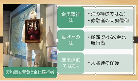 金毘羅神は天狗信仰